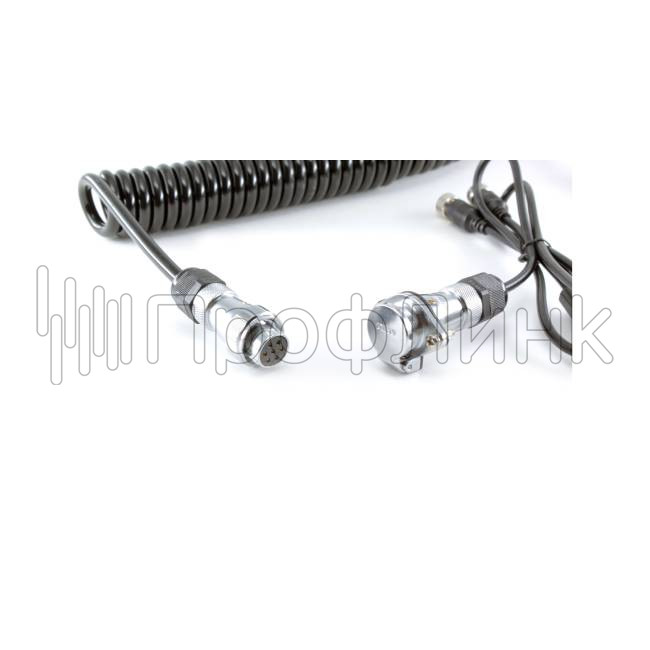 Кабель 2×4-pin (мама) — 2×4-pin (папа) спиральный, 6 метров CARVIS