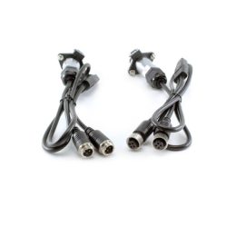 Kabel 2×4 pin mama — 2×4 pin papa spiralnyj 6 metrov 2