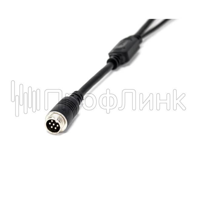 Кабель 6-pin (папа) — RJ45 (мама) + 1 power, 0,2 метра CARVIS